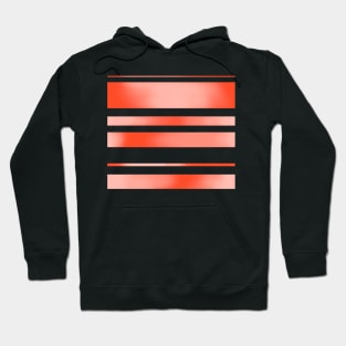 Red Watercolour Stripes Hoodie